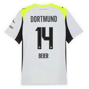 Borussia Dortmund Maximilian Beier #14 Udebanetrøje 2025-26 Kortærmet